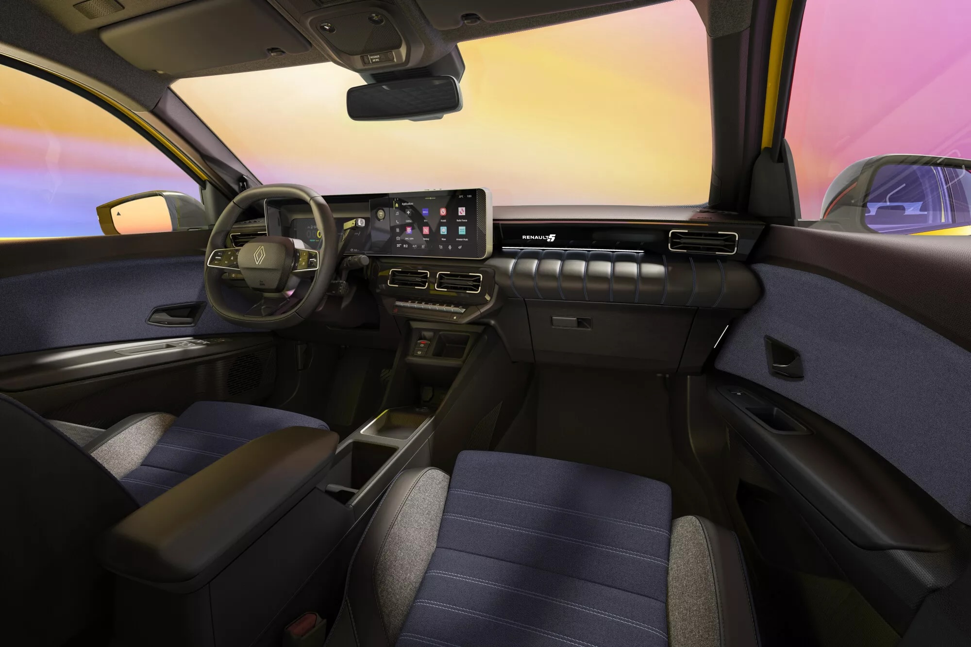 Renault 5 E-Tech electric interior and dashboard